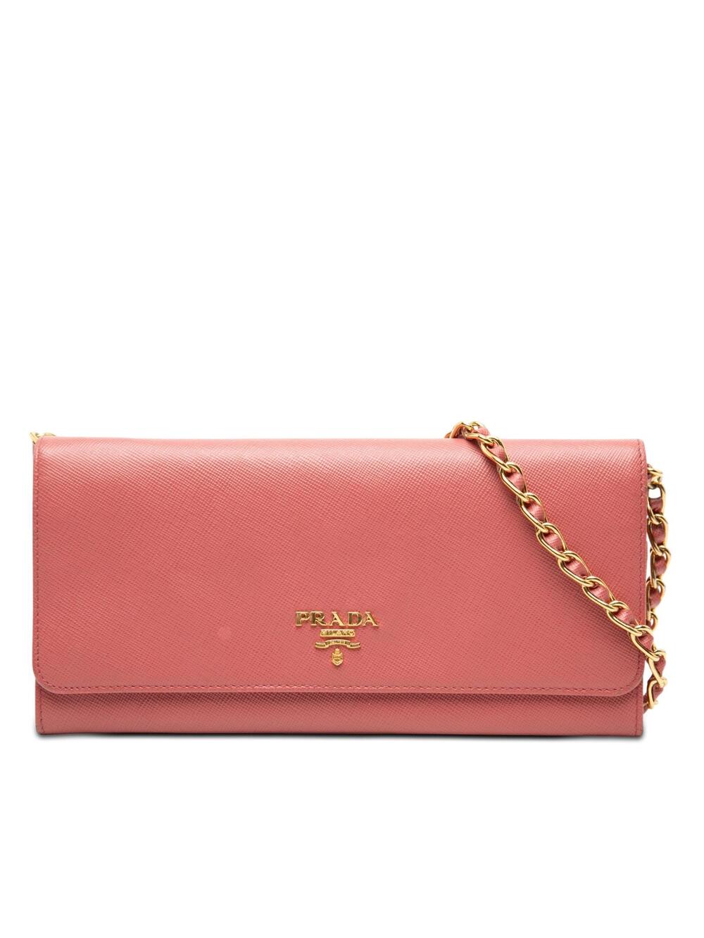 Prada Saffiano Wallet On Chain Pre- #346360P64B
